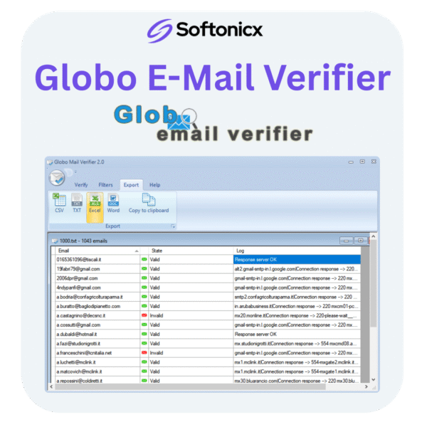 Globo E-Mail Verifier – Bulk email checker & verifier