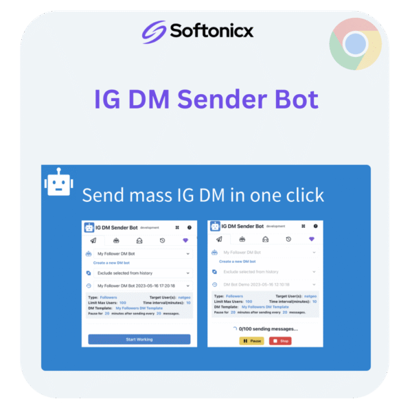 IG DM Sender Bot - IG DM Bot & bulk message sender